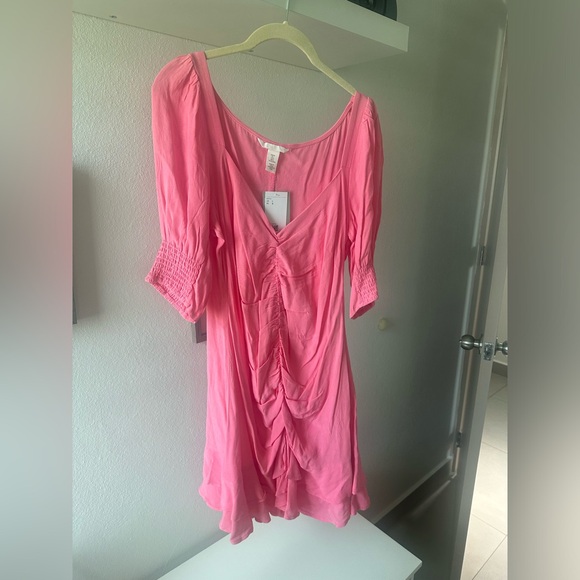 H&M Puff-Sleeved Dress (L) - Picture 3 of 6